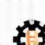 Icon representing project management with gears